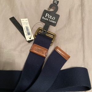 Navy Ralph Lauren Polo Belt- XL. NWT